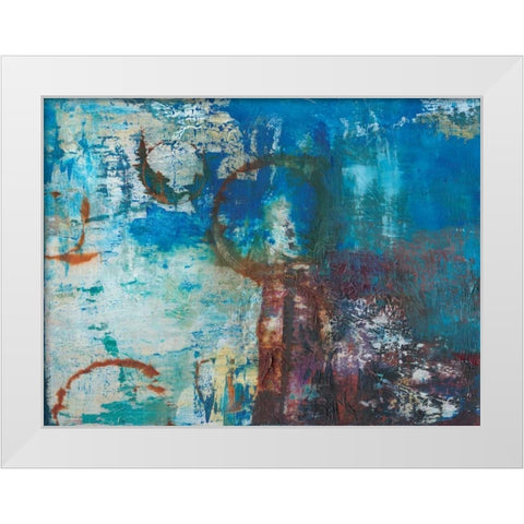 Oxidation White Modern Wood Framed Art Print by Fuchs, Jodi