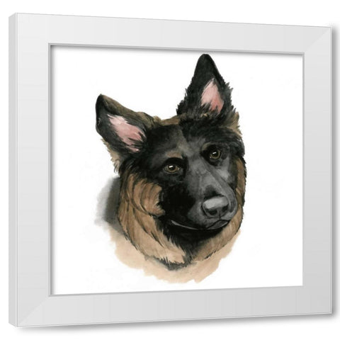 Humans Best Friend II White Modern Wood Framed Art Print by Popp, Grace