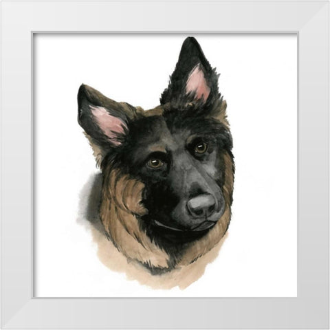 Humans Best Friend II White Modern Wood Framed Art Print by Popp, Grace