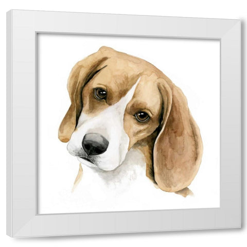 Humans Best Friend III White Modern Wood Framed Art Print by Popp, Grace