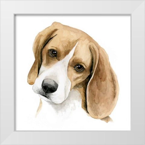 Humans Best Friend III White Modern Wood Framed Art Print by Popp, Grace