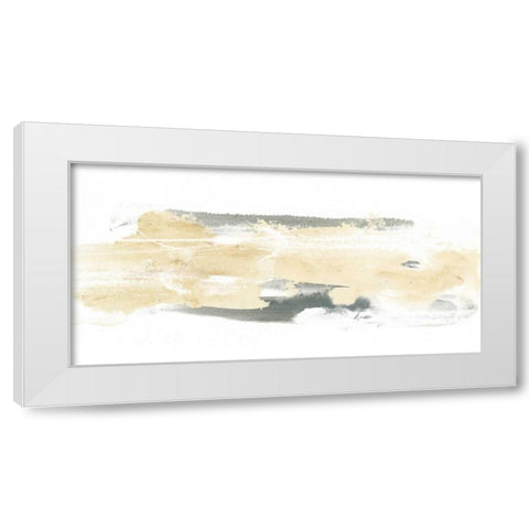 Neutral Geology I White Modern Wood Framed Art Print by Vess, June Erica