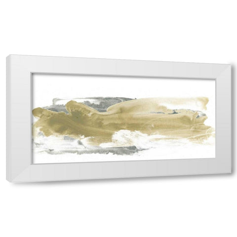 Neutral Geology II White Modern Wood Framed Art Print by Vess, June Erica
