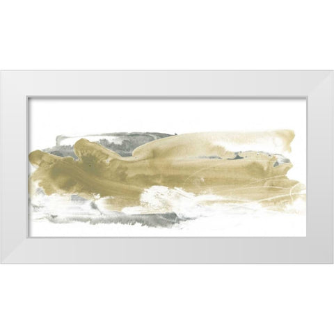 Neutral Geology II White Modern Wood Framed Art Print by Vess, June Erica