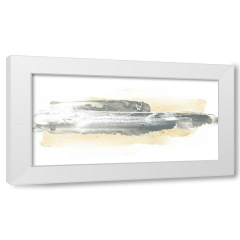 Neutral Geology III White Modern Wood Framed Art Print by Vess, June Erica
