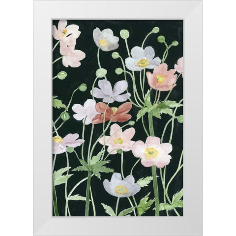 Anemone Dance II White Modern Wood Framed Art Print by Popp, Grace