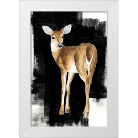 Nocturnal I White Modern Wood Framed Art Print by Popp, Grace