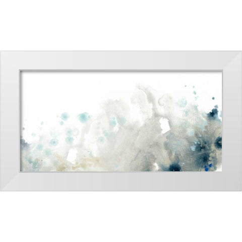 Sea Storm I White Modern Wood Framed Art Print by Vess, June Erica