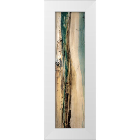 Analogous III White Modern Wood Framed Art Print by Taylor, Kari
