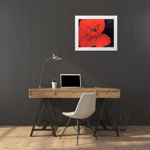 Brazen White Modern Wood Framed Art Print by Douglass, Farrell