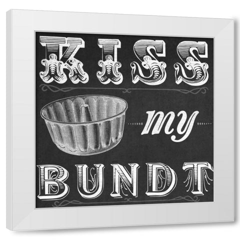 Kitchen Sass II White Modern Wood Framed Art Print by Vess, June Erica