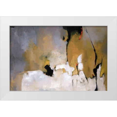 Inner Working White Modern Wood Framed Art Print by Taylor, Kari