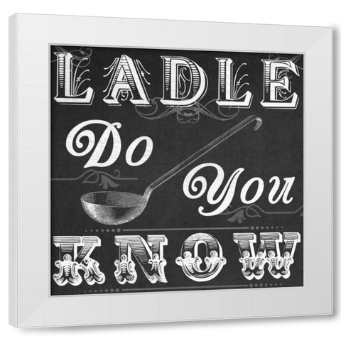 Kitchen Sass IV White Modern Wood Framed Art Print by Vess, June Erica