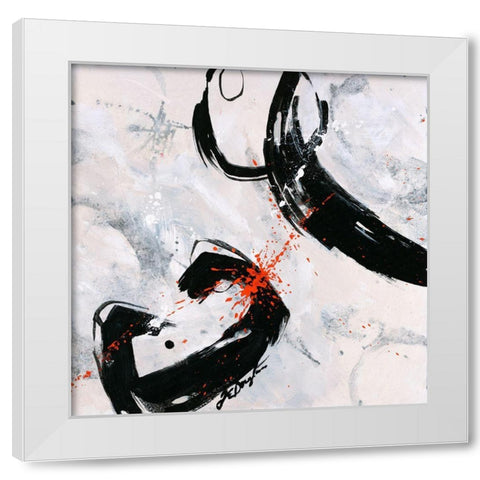 Mantra II White Modern Wood Framed Art Print by Douglass, Farrell