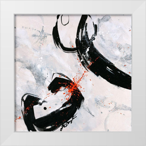 Mantra II White Modern Wood Framed Art Print by Douglass, Farrell