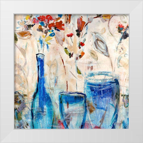 Monday Morning I White Modern Wood Framed Art Print by Maas, Jodi