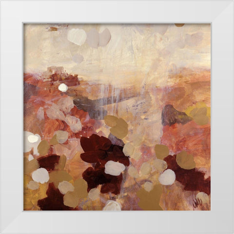 New Home II White Modern Wood Framed Art Print by Maas, Jodi