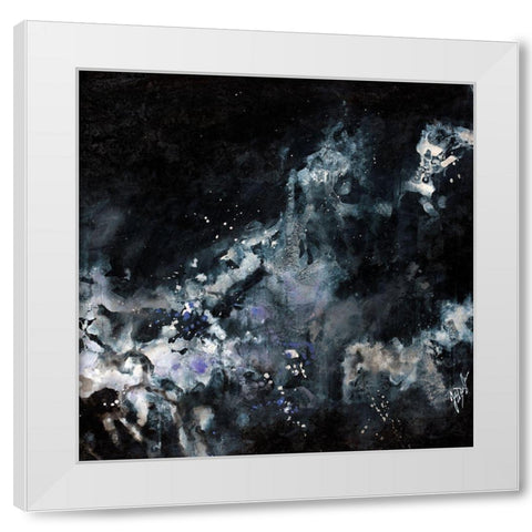 Osmosis I White Modern Wood Framed Art Print by Douglass, Farrell