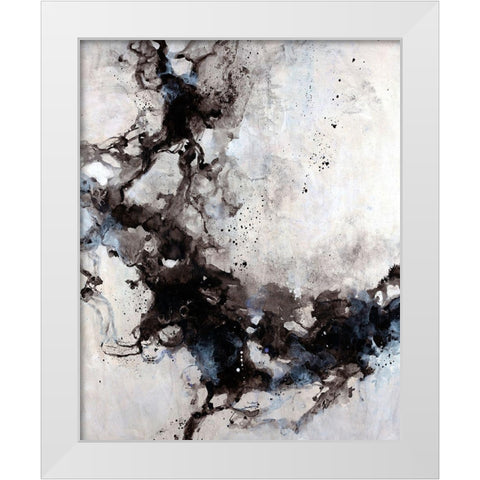 Osmosis II White Modern Wood Framed Art Print by Douglass, Farrell