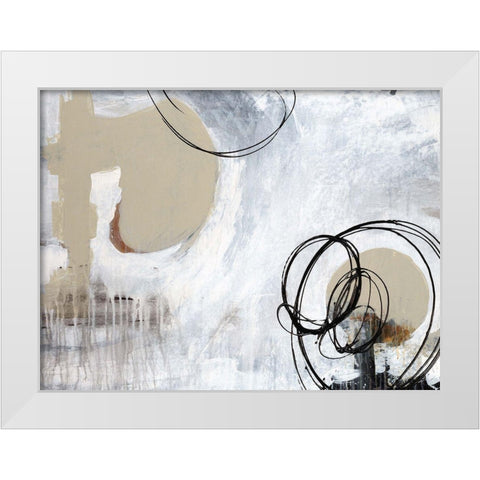 Verse I White Modern Wood Framed Art Print by Schicker, Joshua