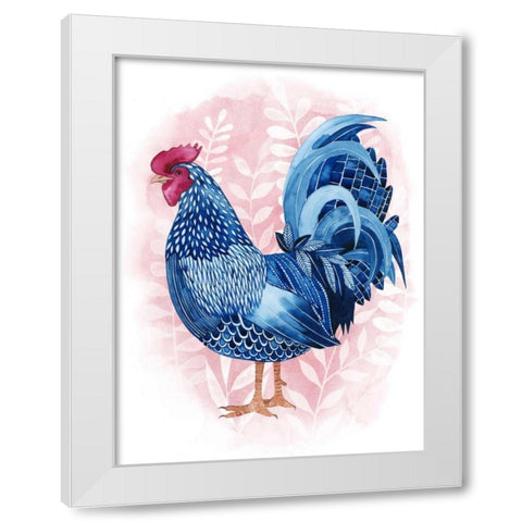 Lyrical Crow II White Modern Wood Framed Art Print by Popp, Grace