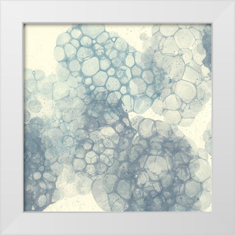 Matrix Study I White Modern Wood Framed Art Print by Stramel, Renee W.