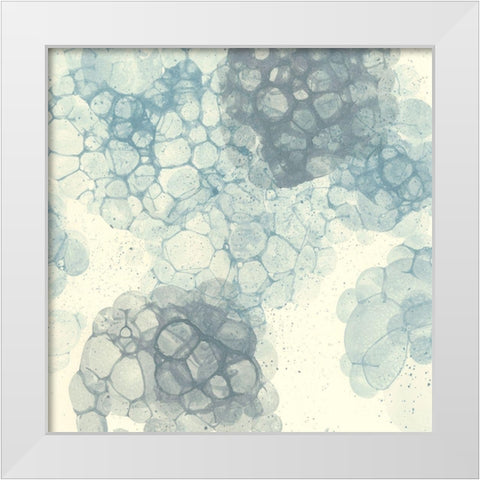 Matrix Study II White Modern Wood Framed Art Print by Stramel, Renee W.