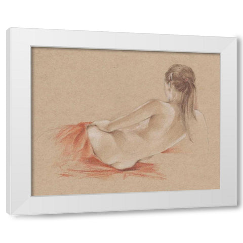 Classical Figure Study I White Modern Wood Framed Art Print by Harper, Ethan