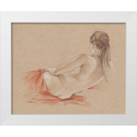 Classical Figure Study I White Modern Wood Framed Art Print by Harper, Ethan