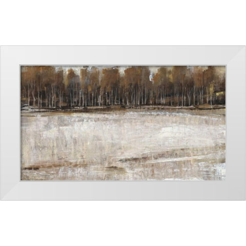 Neutral Reflection II White Modern Wood Framed Art Print by OToole, Tim
