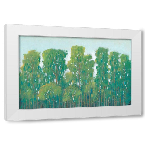 Forest Green I White Modern Wood Framed Art Print by OToole, Tim