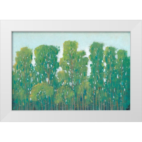 Forest Green I White Modern Wood Framed Art Print by OToole, Tim