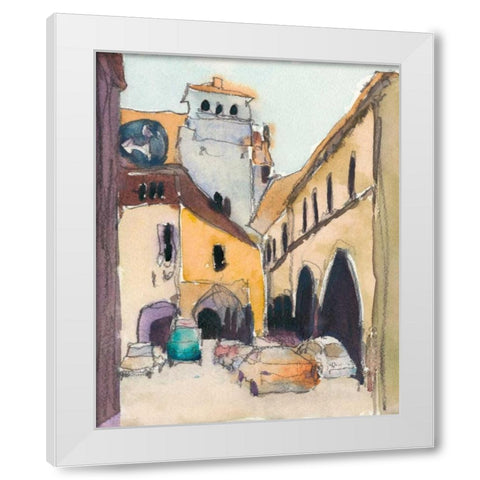 Venice Plein Air I White Modern Wood Framed Art Print by Dixon, Samuel
