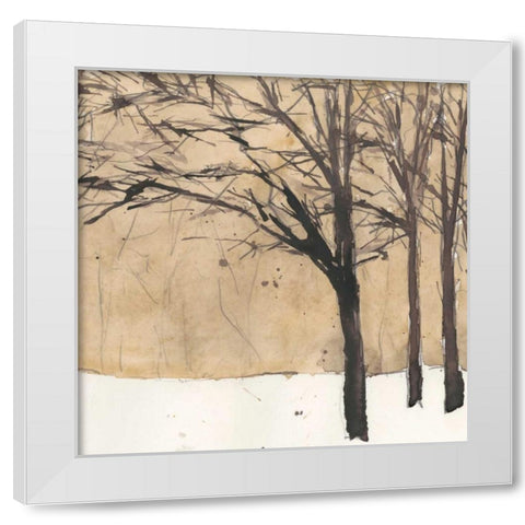 Forest Sketch II White Modern Wood Framed Art Print by Dixon, Samuel