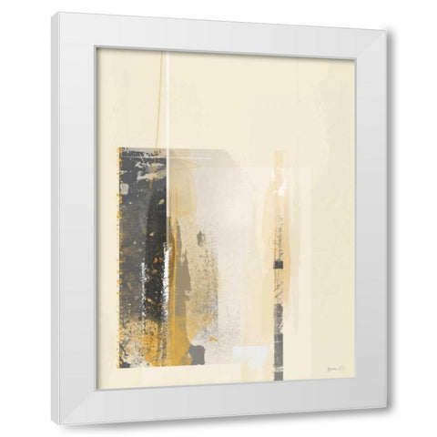 Deeper Shadows I White Modern Wood Framed Art Print by Green Lili