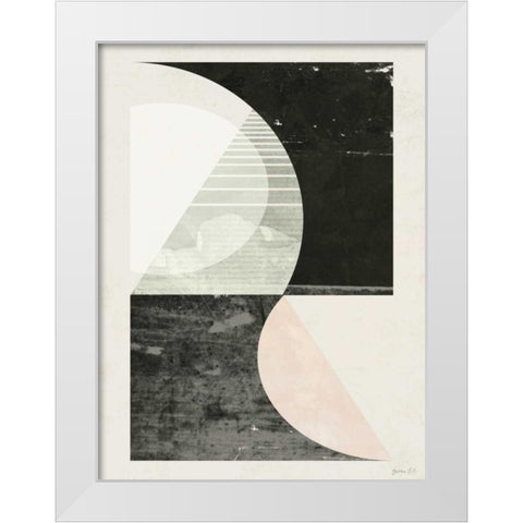 Outside In I White Modern Wood Framed Art Print by Green Lili