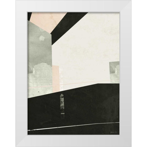 Outside In III White Modern Wood Framed Art Print by Green Lili