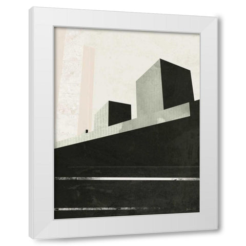 Outside In IV White Modern Wood Framed Art Print by Green Lili