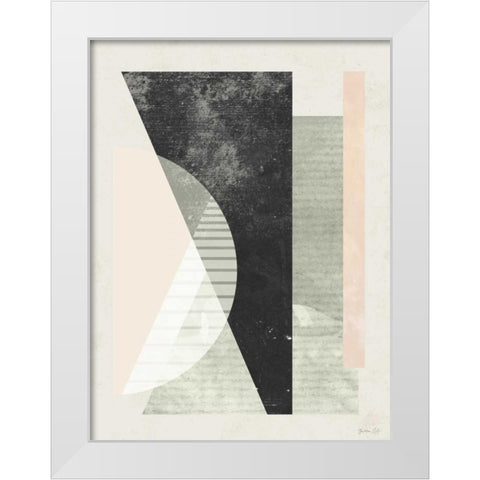 Outside In VI White Modern Wood Framed Art Print by Green Lili