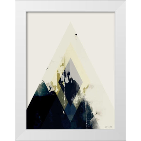 Beneath the Surface II White Modern Wood Framed Art Print by Green Lili