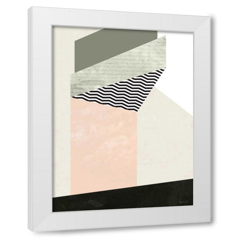 Edge of Town II White Modern Wood Framed Art Print by Green Lili