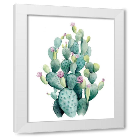 Desert Blooms I White Modern Wood Framed Art Print by Popp, Grace