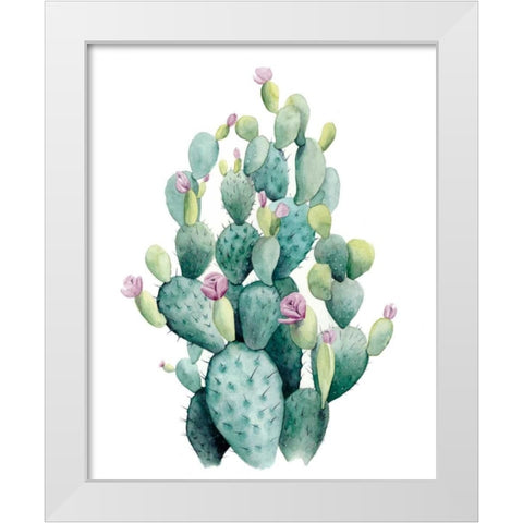 Desert Blooms I White Modern Wood Framed Art Print by Popp, Grace