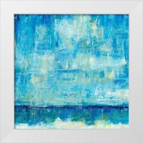 Water Reflections VI White Modern Wood Framed Art Print by OToole, Tim