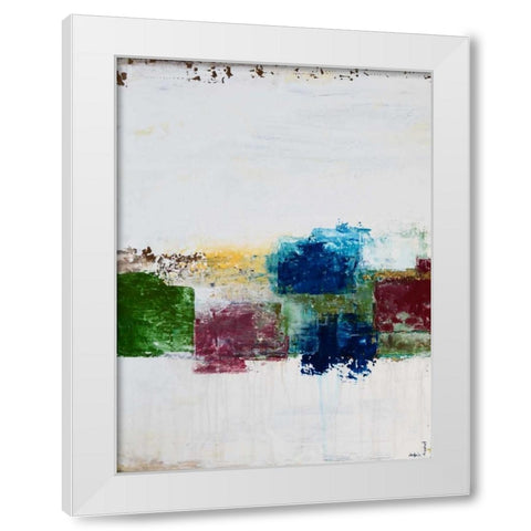 Color Swatches I White Modern Wood Framed Art Print by Avondet, Natalie