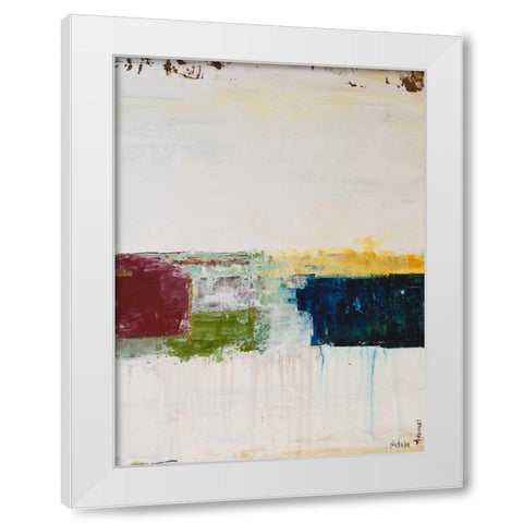 Color Swatches III White Modern Wood Framed Art Print by Avondet, Natalie