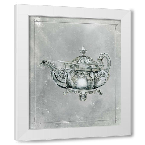 English Silver IV White Modern Wood Framed Art Print by McCavitt, Naomi