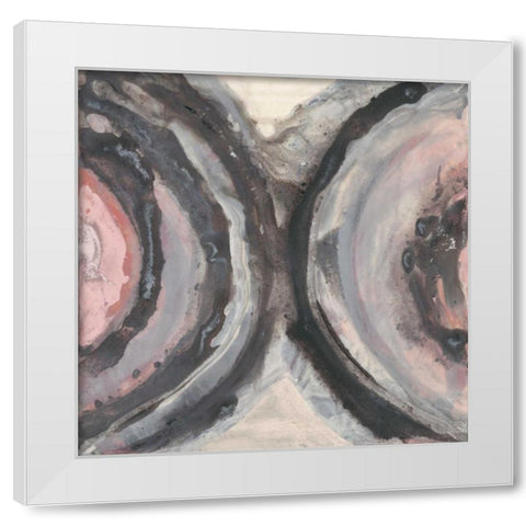 Surface Study II White Modern Wood Framed Art Print by Stramel, Renee W.