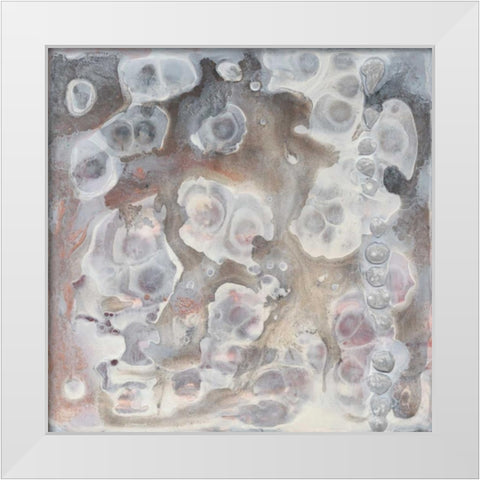 Surface Study IV White Modern Wood Framed Art Print by Stramel, Renee W.