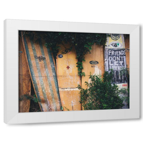 Hawaii View X White Modern Wood Framed Art Print by Mead, Adam